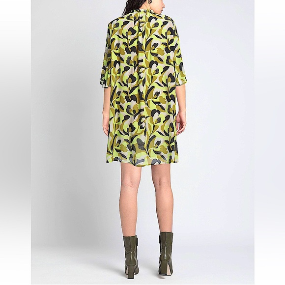 EMMA & GAIA GREEN short Viscose dress SZ US 8 - Picture 2 of 5